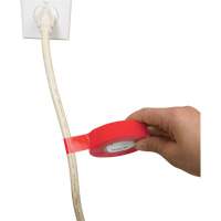 Ruban isolant, 19 mm (3/4") x 18 m (60'), Rouge, 7 mils TGS INDUSTRIEL