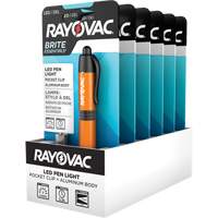 Brite Essentials Pocket Penlight, LED, 3 Lumens, Aluminum Body, AAA Batteries, Included TGS INDUSTRIEL