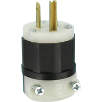 Hospital Grade Extension Plug, Nylon, 15 Amps, 125 V TGS INDUSTRIEL