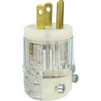 Hospital Grade Extension Plug, Nylon, 15 Amps, 125 V TGS INDUSTRIEL