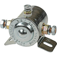Grounded Continuous-Duty Solenoid Relay, Mini-Breaker, 12 V TGS INDUSTRIEL