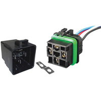 Weather-Resistant Sealed Relay & Pigtail Combo Pack, Mini-Breaker, 30 Amps, 24 V TGS INDUSTRIEL