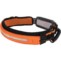 Lampe frontale &agrave; faisceau large avec bandeau, DEL, 575 lumens, 4 hres de fonctionnement, piles Rechargeable TGS INDUSTRIEL