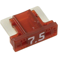LP MINI&reg; Series Automotive Blade Fuse, Cartridge, 7.5 Amps, 58 V TGS INDUSTRIEL