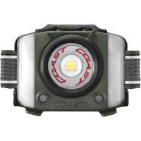 Lampe frontale FL97R &agrave; trois couleurs avec syst&egrave;me Twist Focus et commande vocale, DEL, 830 lumens, 2 hres de fonctionnement, piles Rechargeable TGS INDUSTRIEL
