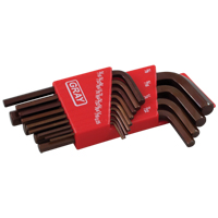 Short Arm Hex Key Set, 13 Pcs., Imperial TGS INDUSTRIEL